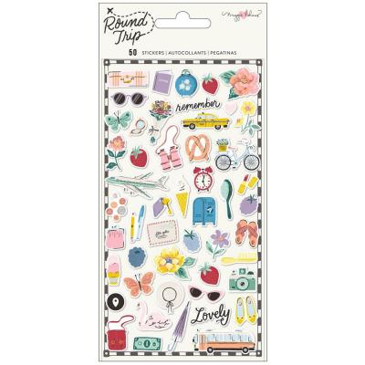 American Crafts Maggie Holmes Round Trip Sticker -