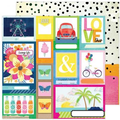 American Crafts Vicki Boutin Sweet Rush Designpapier - Photos & Things