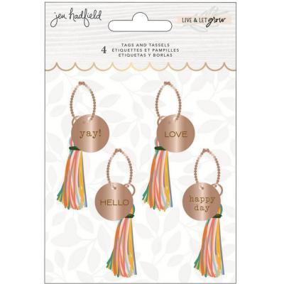 American Crafts Jen Hadfield Live & Let Grow Embellishments - Tassels