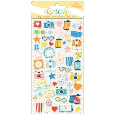 American Crafts Obed Marshall Especial Sticker - Mini Puffy Stickers