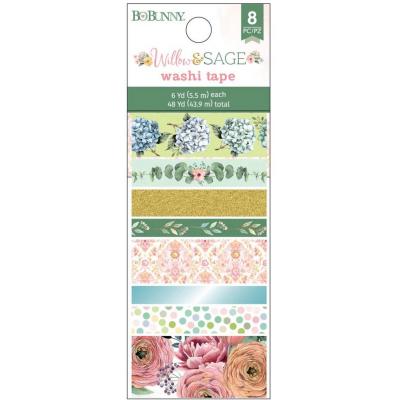 Bo Bunny Willow & Sage Klebeband - Washi Tape