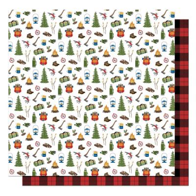 Photoplay Paper The Great Outdoors Designpapier - Let's Go Camping