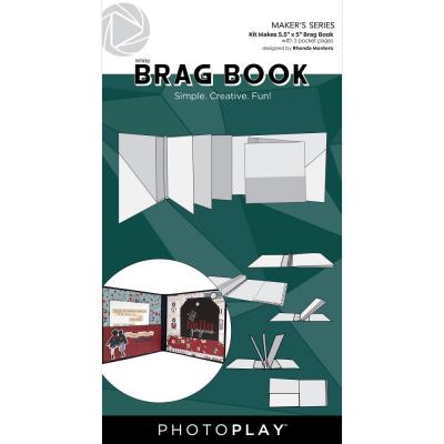 Photoplay Paper Brag Book - White