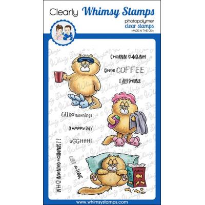 Whimsy Stamps Crissy Armstrong Clear Stamps - Cat Do Mornings