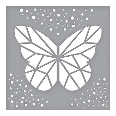 Spellbinders Stencil - Geometric Butterfly