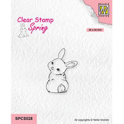 Nellies Choice Clear Stamp - Cute Rabbit