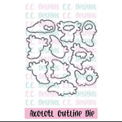 C.C. Designs Outline Die - Axolotl