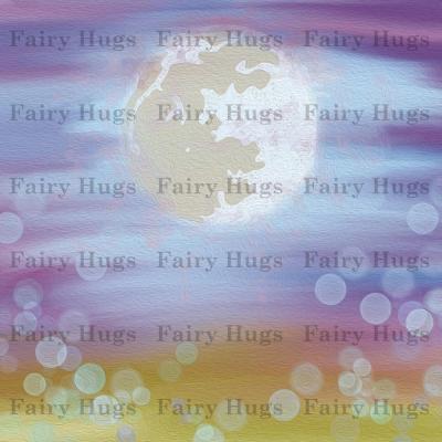 Fairy Hugs Designpapier - Aurora Sky