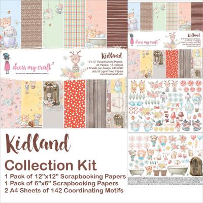 Dress My Craft Kidland Designpapier - Collection Kit