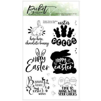 Picket Fence Studios Clear Stamps - Stamp Set Eastertime