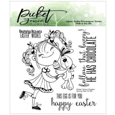 Picket Fence Studios Clear Stamps - Stamp Set Bunny Dear