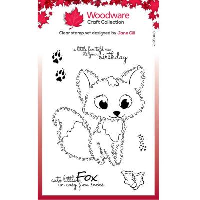 Creative Expressions Woodware Clear Stamps - Singles Fuzzie Friends - Freddie Fox