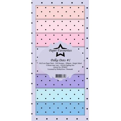 Dixi Craft Paper Favourites Polka Dots Designpapier - Paper Pack
