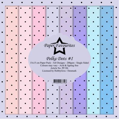 Dixi Craft Paper Favourites Polka Dots Designpapier - Paper Pack