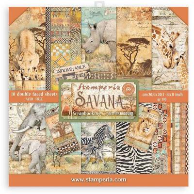 Stamperia Savana Designpapiere - Paper Pack