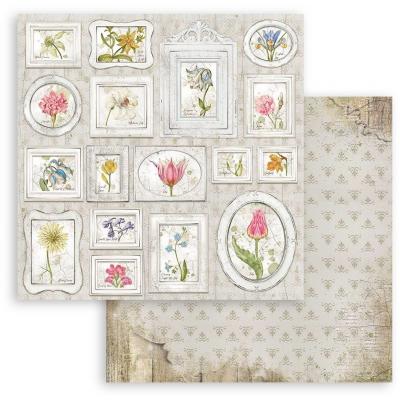 Stamperia Romantic Garden House Designpapier - Tags