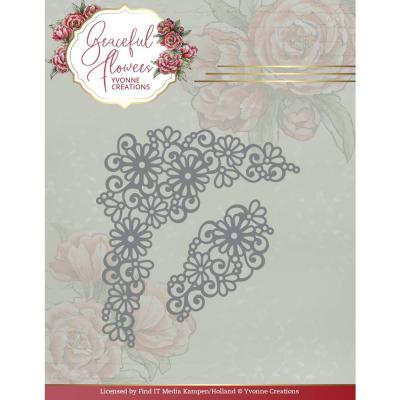 Find It Trading Yvonne Creations Graceful Flowers Stanzschablonen - Graceful Corner