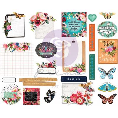 Prima Marketing Painted Floral Sticker - Stickers