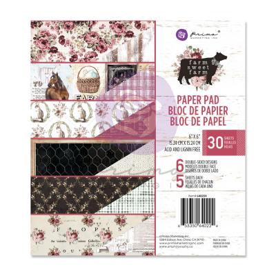 Prima Marketing Farm Sweet Farm Designpapier - Paper Pad