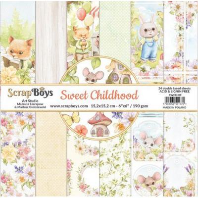 ScrapBoys Sweet Childhood Designpapiere - Paper Pack