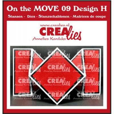 Crealies On The MOVE Design Stanzschablonen - Design H