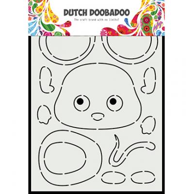Dutch DooBaDoo Card Art - Built Up Mouse