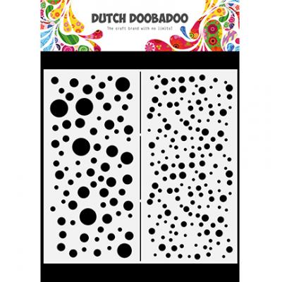 Dutch DooBaDoo Mask Art Schablone - Slimline Confetti