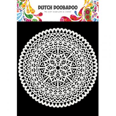 Dutch DooBaDoo Mask Art Schablone - Mandala Round 2