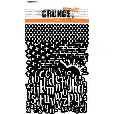 StudioLight Grunge Collection Nr.98 Stencil - Letters And Texture