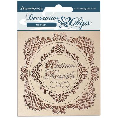 Stamperia Romantic Garden House Decorative Chips Embellishments - Frames