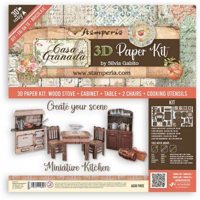 Stamperia Casa Granada Die Cuts - 3D Paper Kit