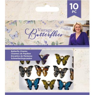 Crafter's Companion Vintage Butterflies - Butterfly Charms