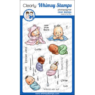 Whimsy Stamps Crissy Armstrong Clear Stamps - Babies From Above