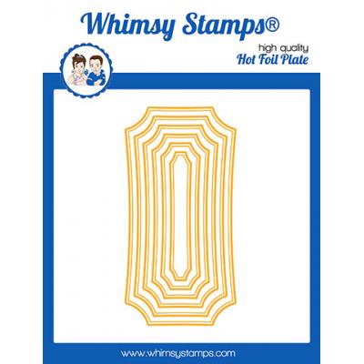 Whimsy Stamps  Denise Lynn and Deb Davis Hotfoil Stamps - Mini Slim Notched