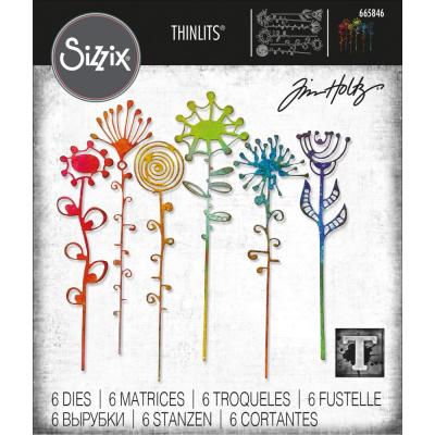 Sizzix Thinlits Die Set - Artsy Stems