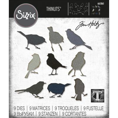 Sizzix Thinlits Die Set - Silhouette Birds