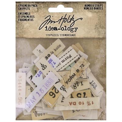 Idea-ology Tim Holtz Die Cuts - Number Strips