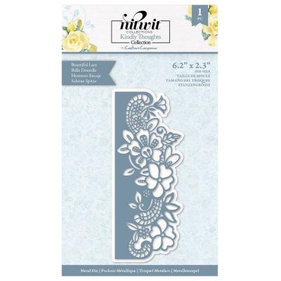 Crafter's Companion Kindly Thoughts Metal Die - Beautiful Lace
