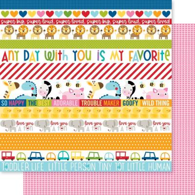 Bella Blvd Tiny Tots 2.0 Designpapier - Borders