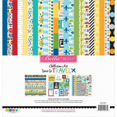 Bella Blvd Time To Travel Designpapiere - Collection Kit