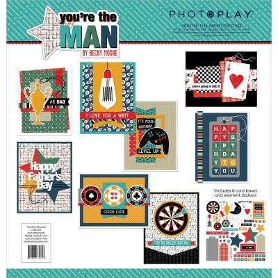 PhotoPlay  You're The Man Die Cut - Collection Card Kit