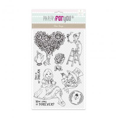Papers For You Magic Wonderland Clear Stamps - Alice