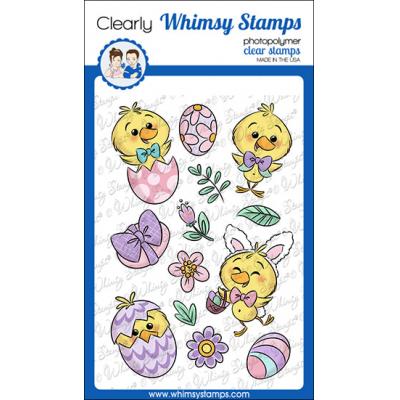 Whimsy Stamps Krista Heij-Barber Clear Stamps - Spring Chicks