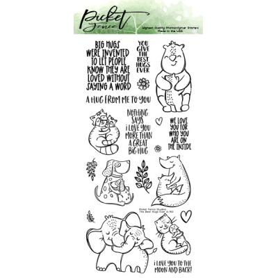 Picket Fence Studios Clear Stamp - The Best Hugs Ever