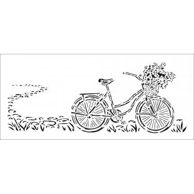 The Crafter's Workshop Stencil - Pretty Bicycle