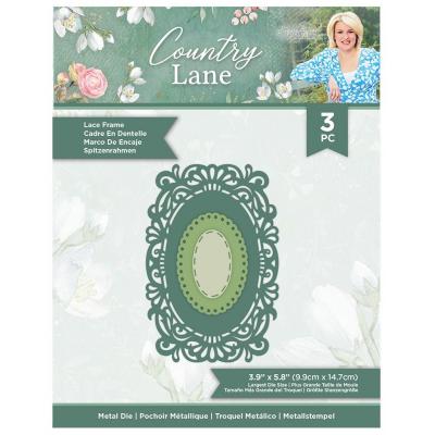 Crafter's Companion Country Lane Metal Dies - Lace Frame