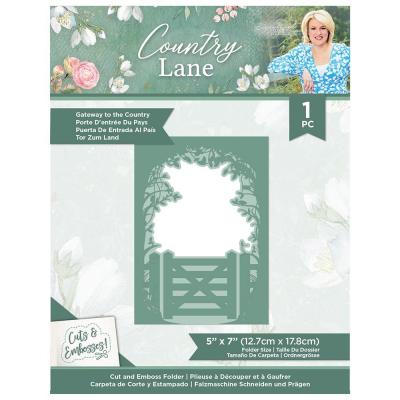 Crafter's Companion Country Lane Cut & Emboss Folder - Gateway To The Country