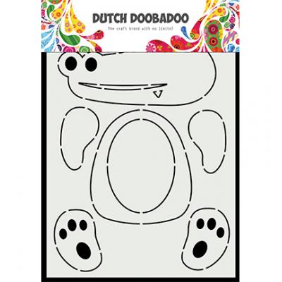 Dutch Doobadoo Card Art - Built Up Krokodil