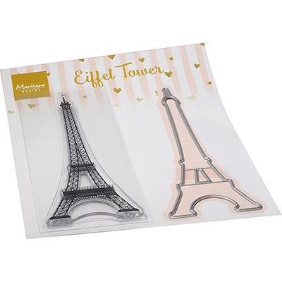 Marianne Design Weihnachten Clear Stamp und Die - Eiffel Tower