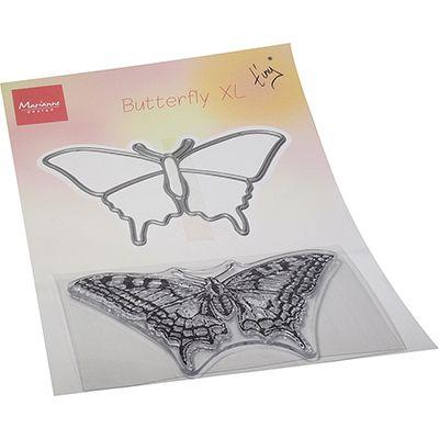 Marianne Design Weihnachten Clear Stamp und Die - Tiny's Butterfly